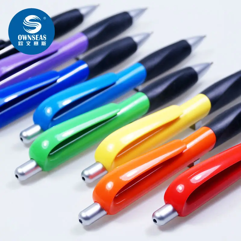 200 pcs/lot Kawaii School Stationery Plastic Colorized Ball Pens Wholesale Ballpoint Pen