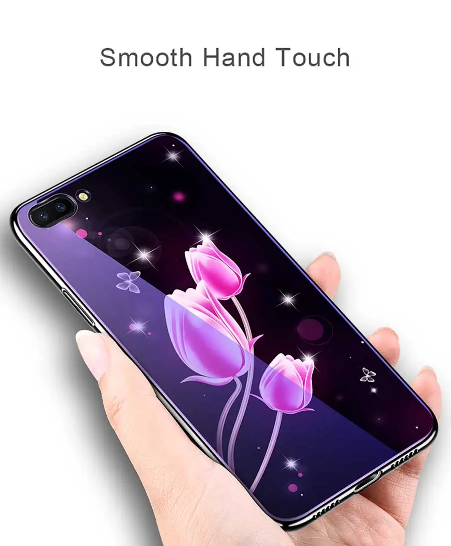 Для huawei Honor 10 чехол роскошный зеркальный Чехол для мобильного телефона 3D Рельефный цветочный узор 9H закаленное стекло противоударный чехол для телефона для huawei Honor 10