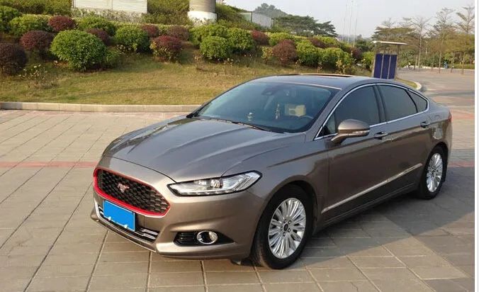 Черная горит решетка гриль для Ford Mondeo Fusion 2012- гриль Высокое качество 1 шт
