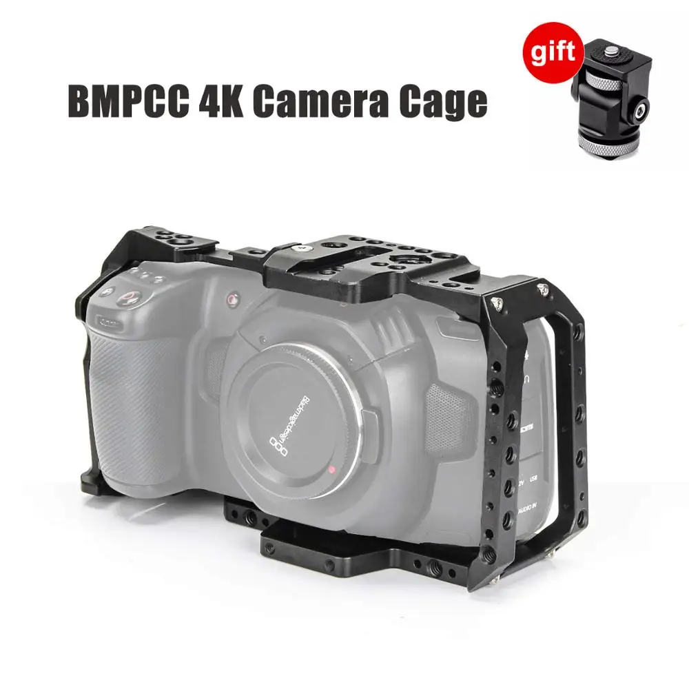 BMPCC 4K клетка для камеры с резьбой 1/4 'Ɖ/8'' натовская рельсовая резьба