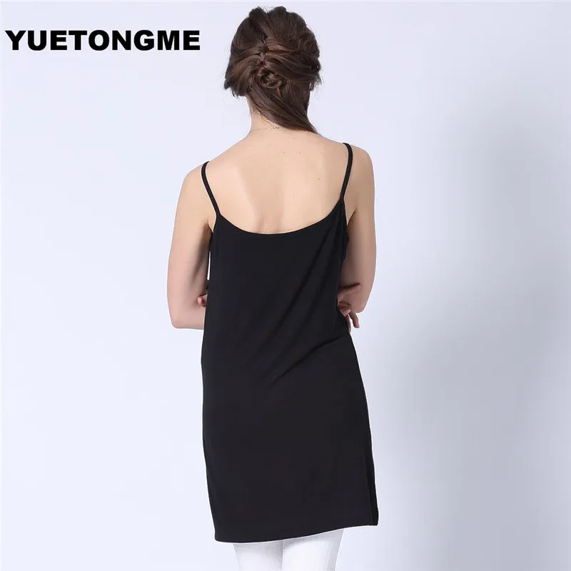 YUETONGME, XL-6XL, длинная майка, топы, Летний стиль, женские топы, 5 цветов, блузка, рубашка,, без рукавов, женская футболка, BTL111