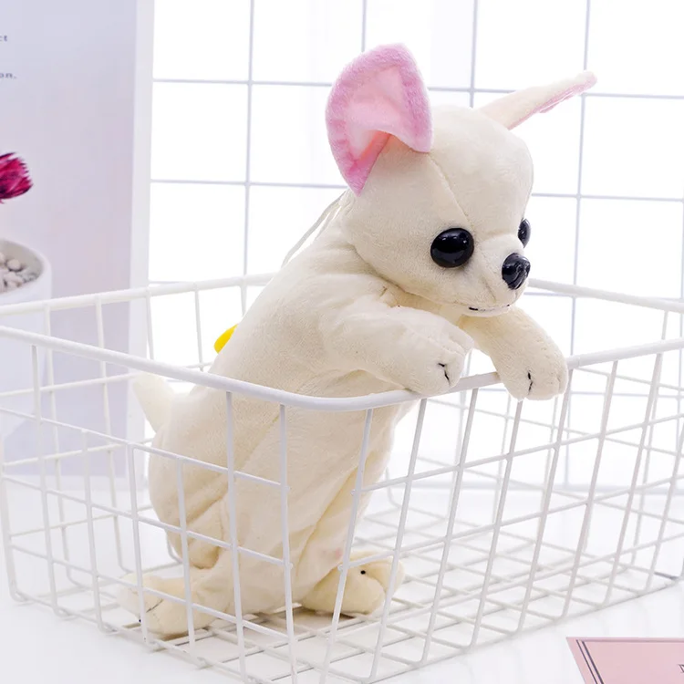 Kawaii плюшевый чехол-карандаш с собачкой, милый пенал для карандашей, канцелярский мешочек, сумка для хранения ручек для детей, игрушка, подарок, школьные принадлежности Zakka