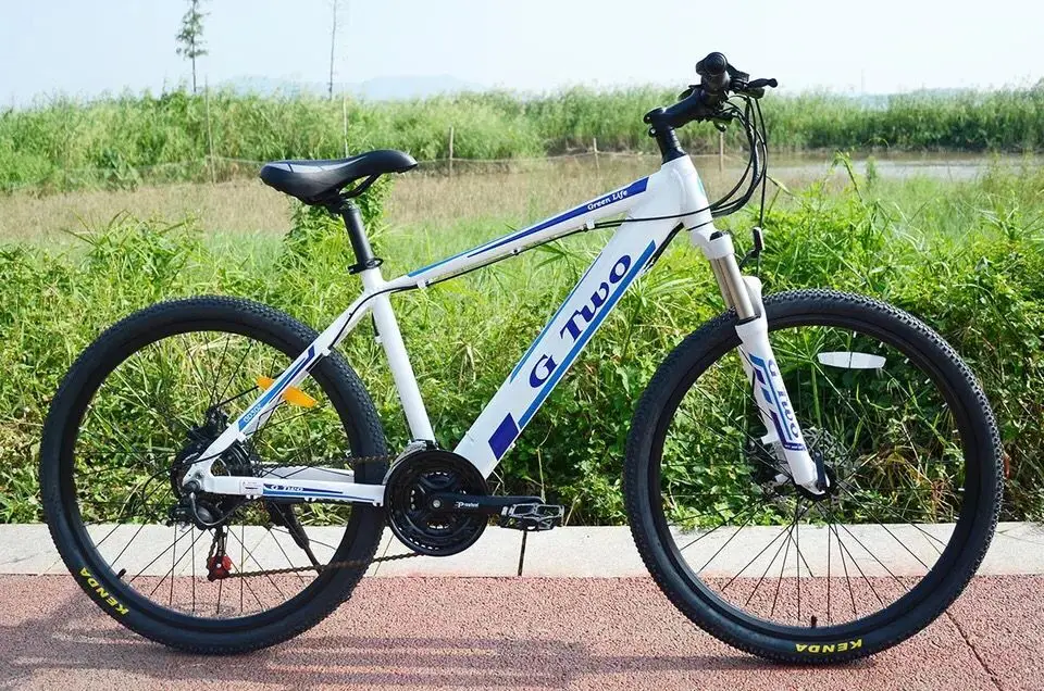 G8 WHITE 48 В EBIKE литиевая батарея электрический горный велосипед мопед стелс 350 Вт с высоким мотором 26 дюймов для взрослых с переменной скоростью по бездорожью - Цвет: G8 WHITE
