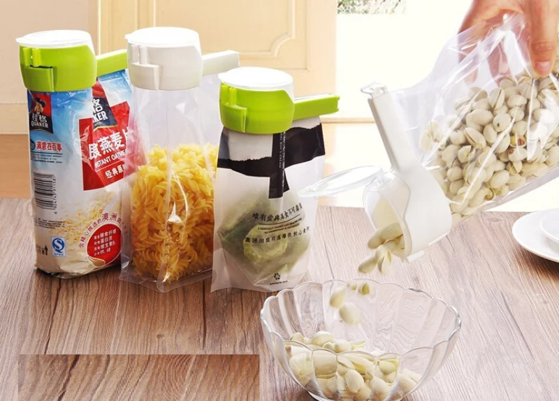 Уплотнение для хранения пищевых продуктов зажим закусок свежих | Дом и сад