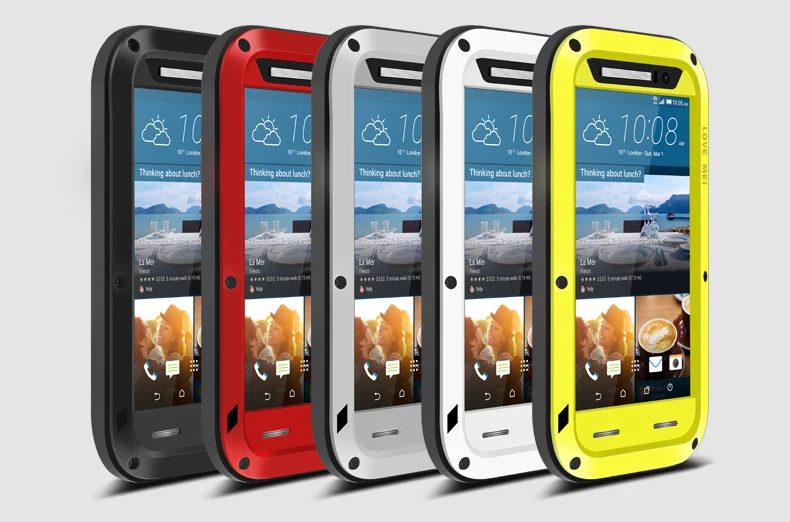 Love Mei для htc One M10 M9 M8 A9 E8 металлический защитный противоударный чехол для htc U11 U12 Plus чехол алюминиевый водонепроницаемый чехол для htc M10