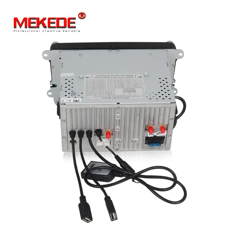 2 Din 8 дюймов Quad core Android 7 1 автомобильный dvd multimed плеер для VW Polo Jetta Tiguan passat b6 cc Skoda fabia Wi