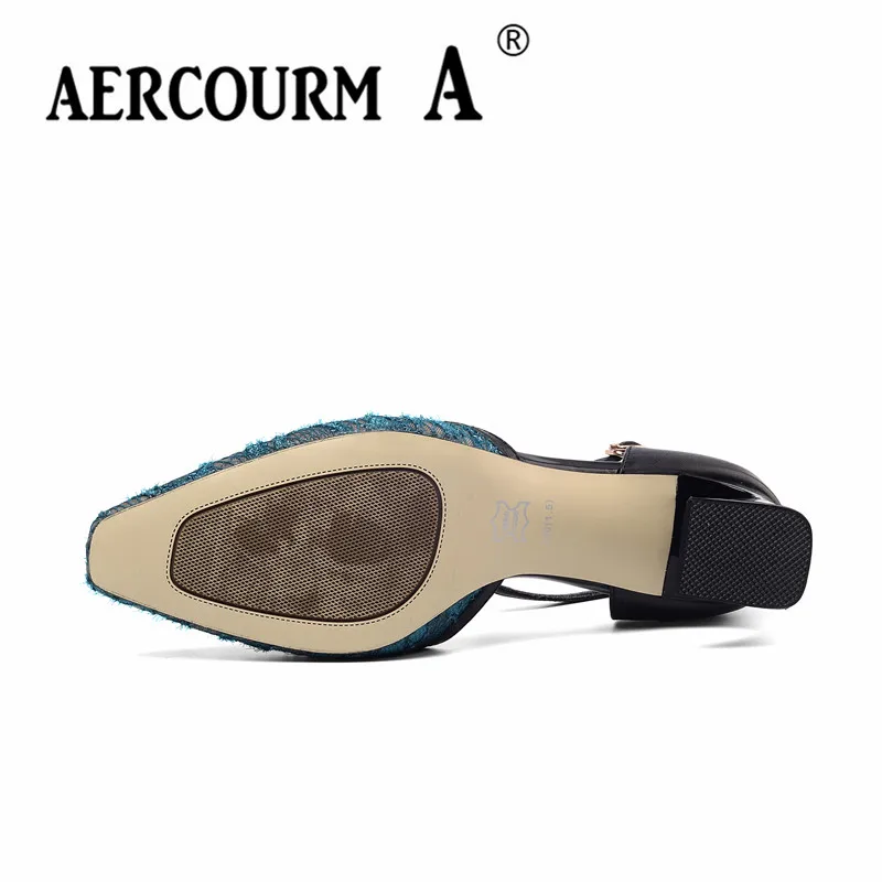 Aercourm A/женские разноцветные туфли-лодочки женская обувь из натуральной коровьей
