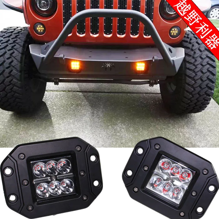 Для пикапа Ford F150 F350 F450 F750 для JEEP Wrangler JK светодиодная подсветка flush pods свет DRL