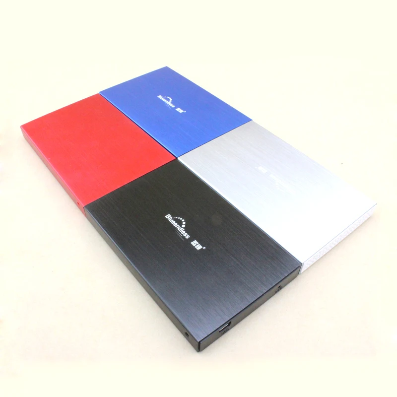 Алюминиевый корпус для жесткого диска 2 шт./лот SATA usb 0 5 дюйма ноутбука мобильного