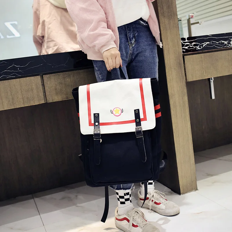 Аниме кардкоптер Сакура 1 шт. Сейлор Мун крыло косплей школьная сумка с двойной