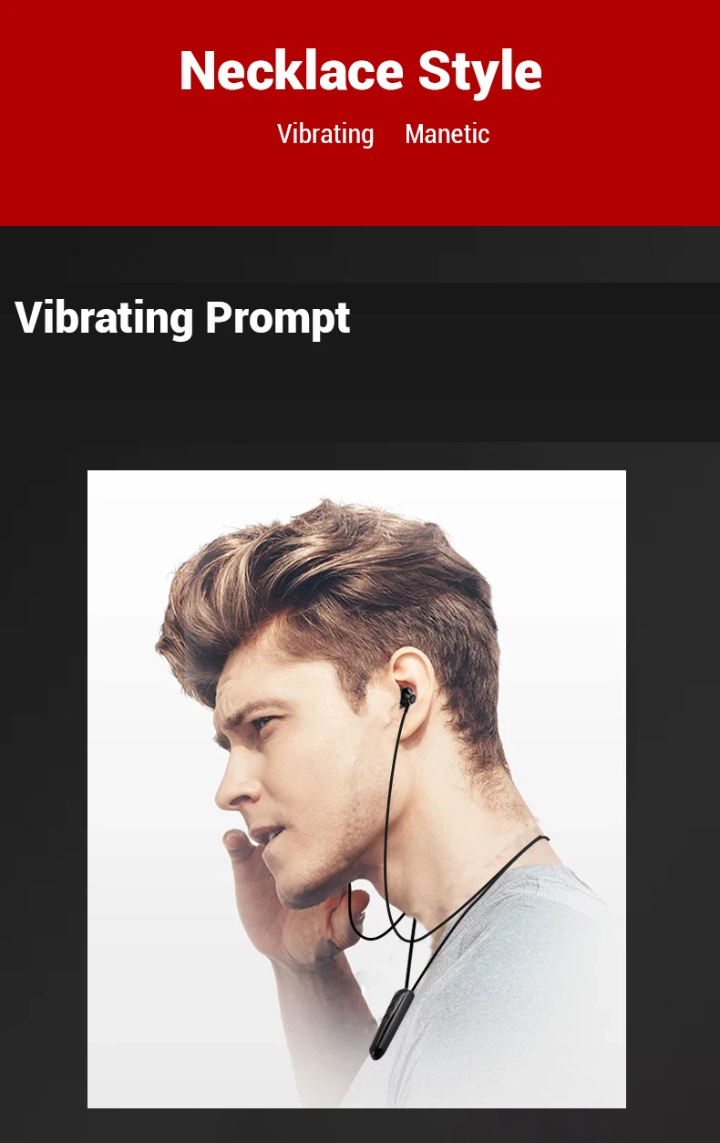 Спортивные магнитные ожерелья стильные bluetooth наушники Bluetooth стерео мини