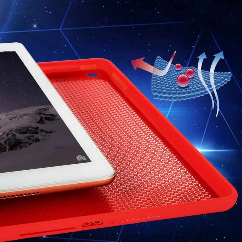 Чехол для iPad Air 2 1 силиконовый мягкий тонкий чехол накладка из искусственной кожи
