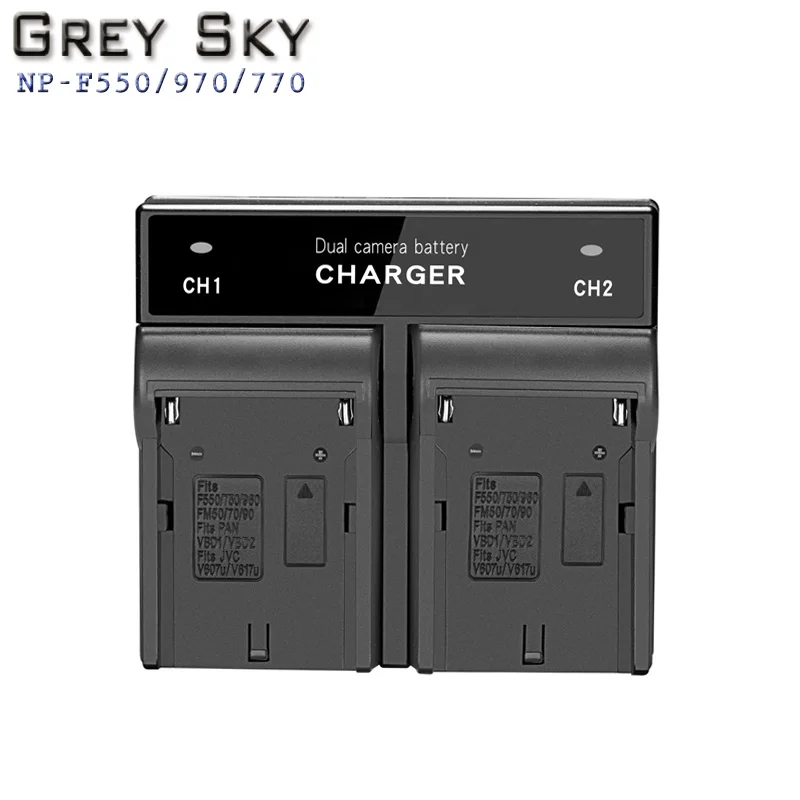 1 charger 2 шт. 4000 мАч NP-F770 NP-F750 NP F770 NP F750 750 батареи+ Ультра быстрый ЖК двойной зарядное устройство комплекты для sony CCD-RV100 DCR-TRU47E - Цвет: 1 charger