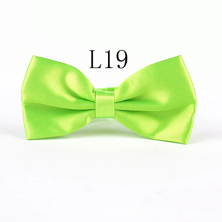 Apple Green Классическая мода, новинка, мужской регулируемый галстук-бабочка для смокинга, галстук-бабочка, формальный галстук, деловой галстук для мальчика, свадебная мужская рубашка - Цвет: Apple Green