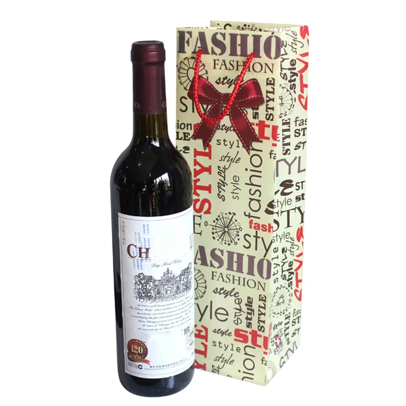 12 шт. классические портативные коробки для вина цвета слоновой кости сумки