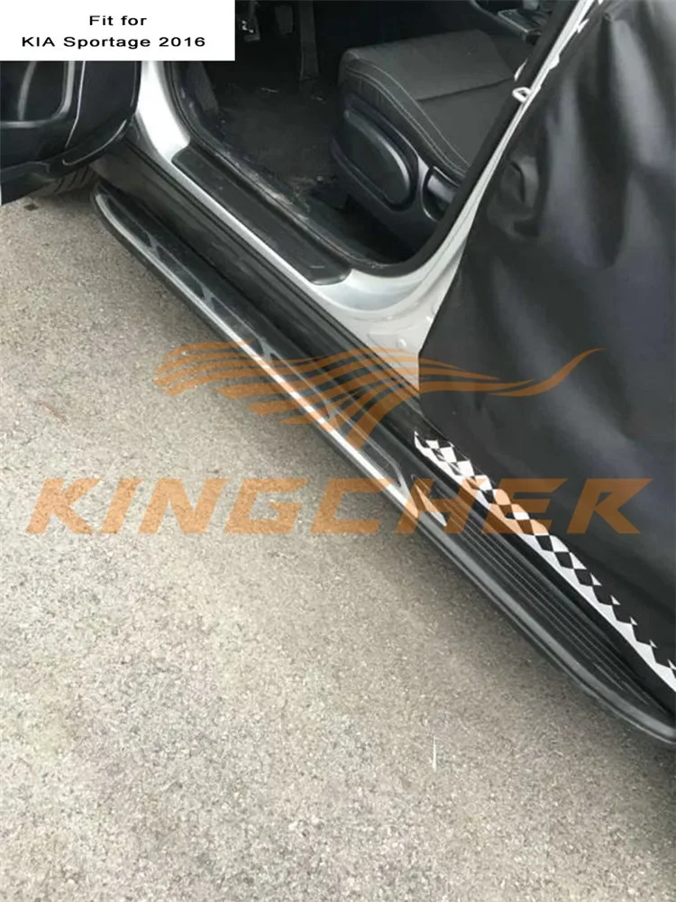 Пригодный для KIA Sportage Алюминия Стиль Подножку Подножка Nerf Bar