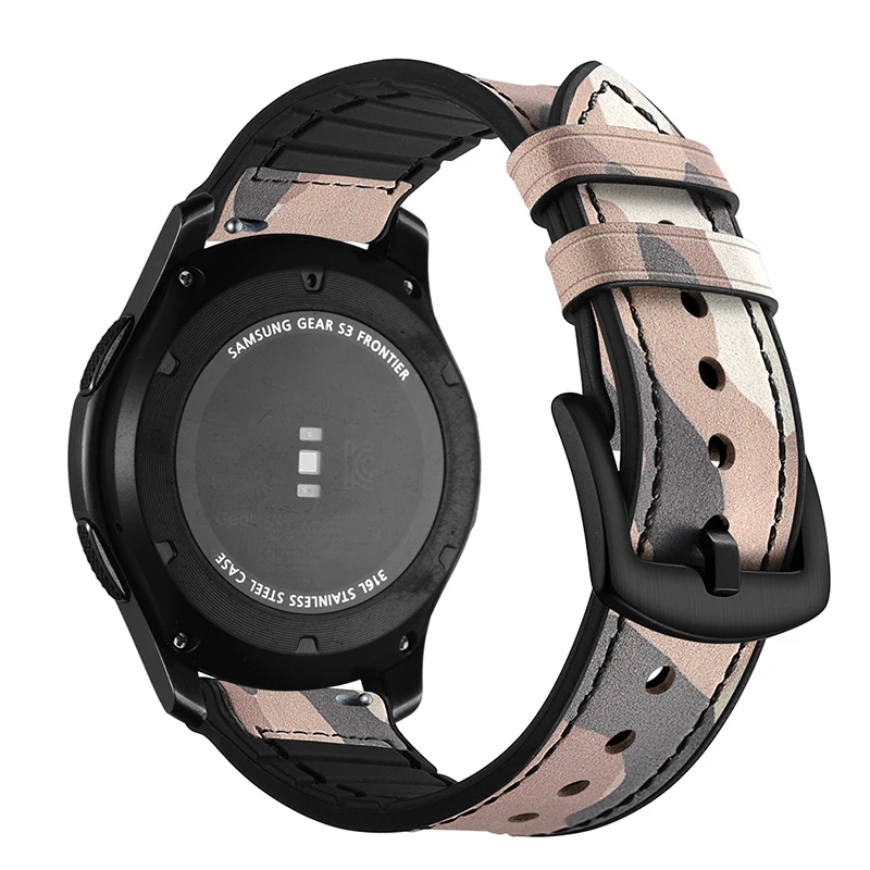 Ремешок для часов Samsung Gear S3 из натуральной кожи силиконовый браслет Huawei Watch 2Pro