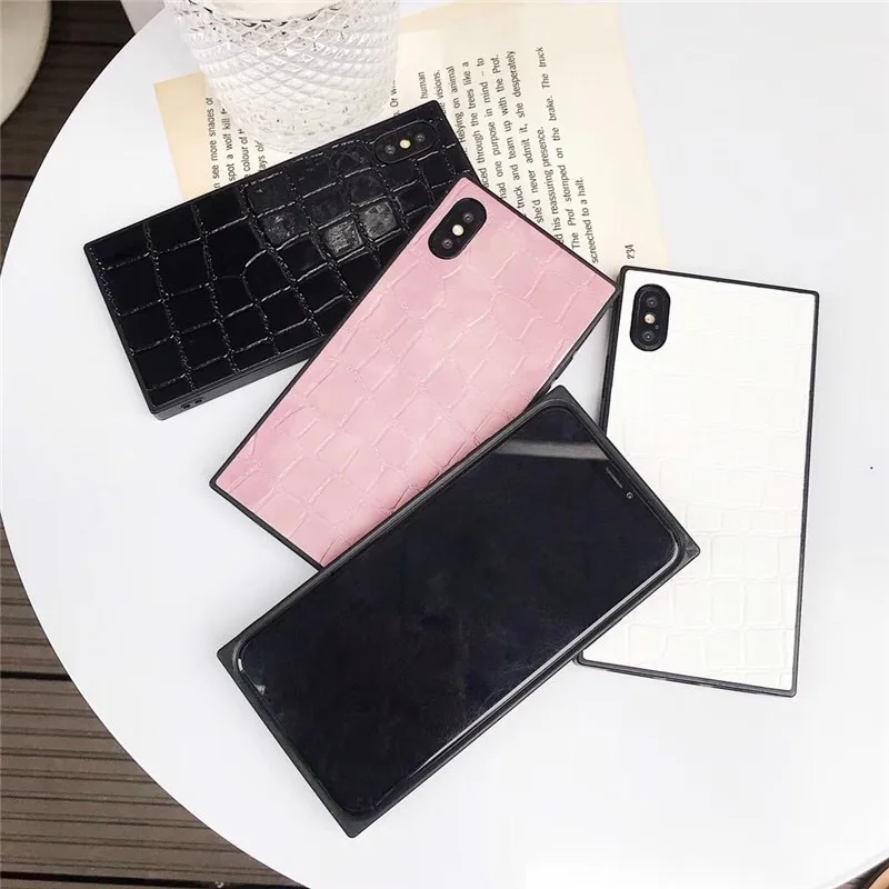 Чехол из крокодиловой кожи для iPhone X 6 S 7 8 Plus чехол телефона Роскошный Мягкий