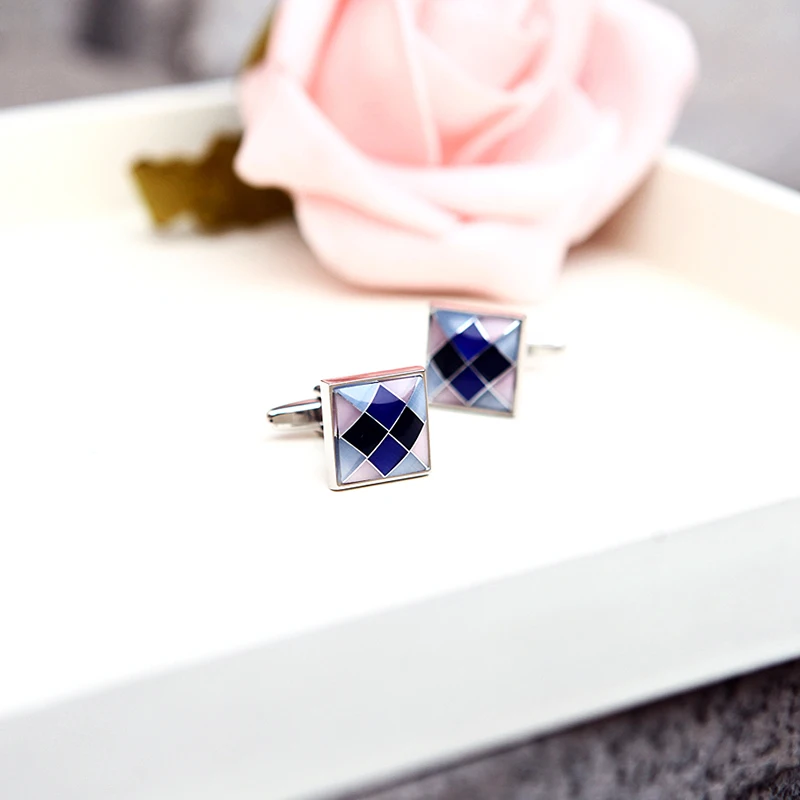 KFLK ювелирные изделия рубашка модные запонки для мужчин бренд красочные Запонки