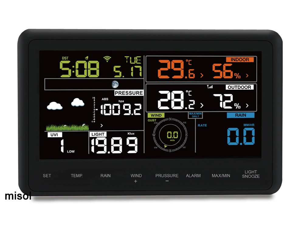 Беспроводная метеостанция подключается к Wi-Fi загружает данные в веб-сайт - купить
