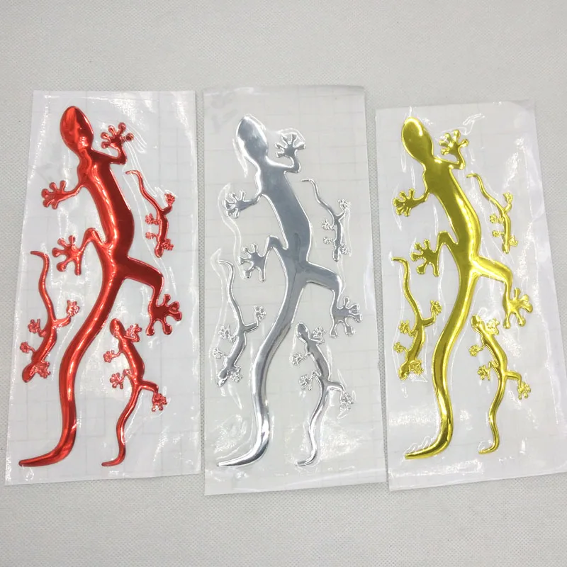 Милая большая забавная 3d-наклейка на автомобиль Gecko Mom and kids декоративная наклейка