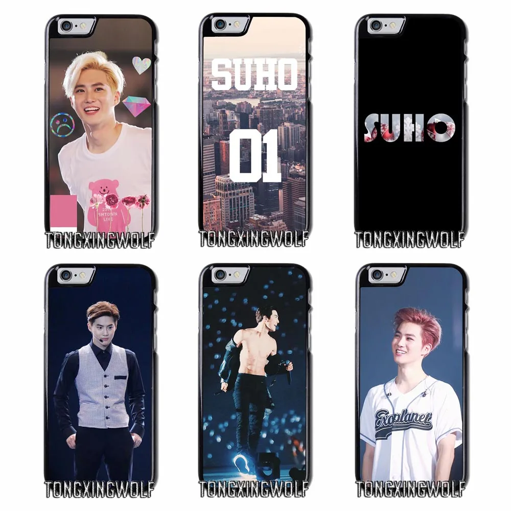 Сухо Ким Jun Myun экзо чехол для iPhone 4S 5S SE 6 S 7 8 9 плюс XR XS Max samsung Примечание S4 S5 S6 S7 S8 S9 Edge