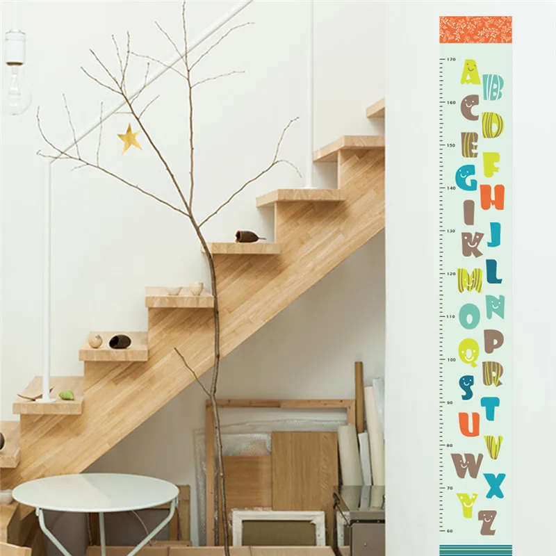 Настенные Стикеры с изображением улыбающегося лица 26 букв|sticker for kids room|wall stickers