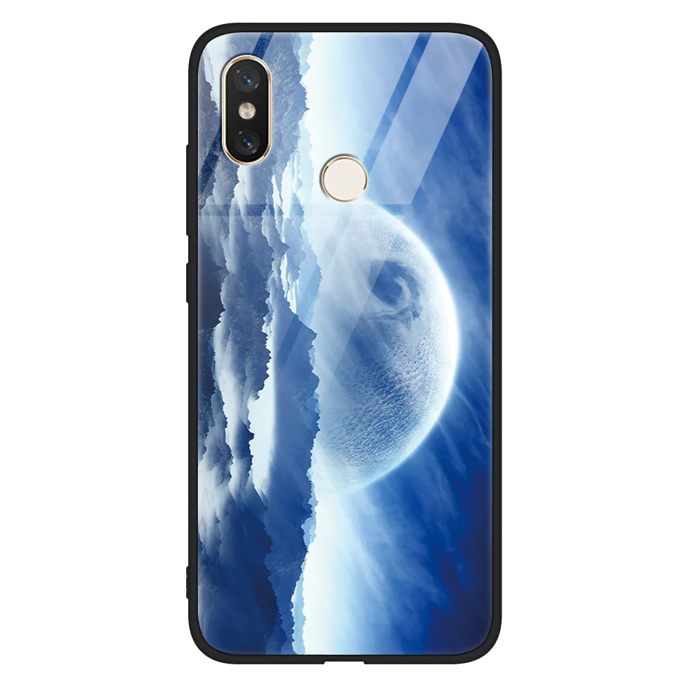 ldbaibq Чехол из закаленного стекла для Xiaomi mi 9 8 9T Pro A1 A2 Lite Explorer SE mi x 2 2S 5 5S 6 Space чехол s Coque для mi Pocophone F1 - Цвет: ldbaibq