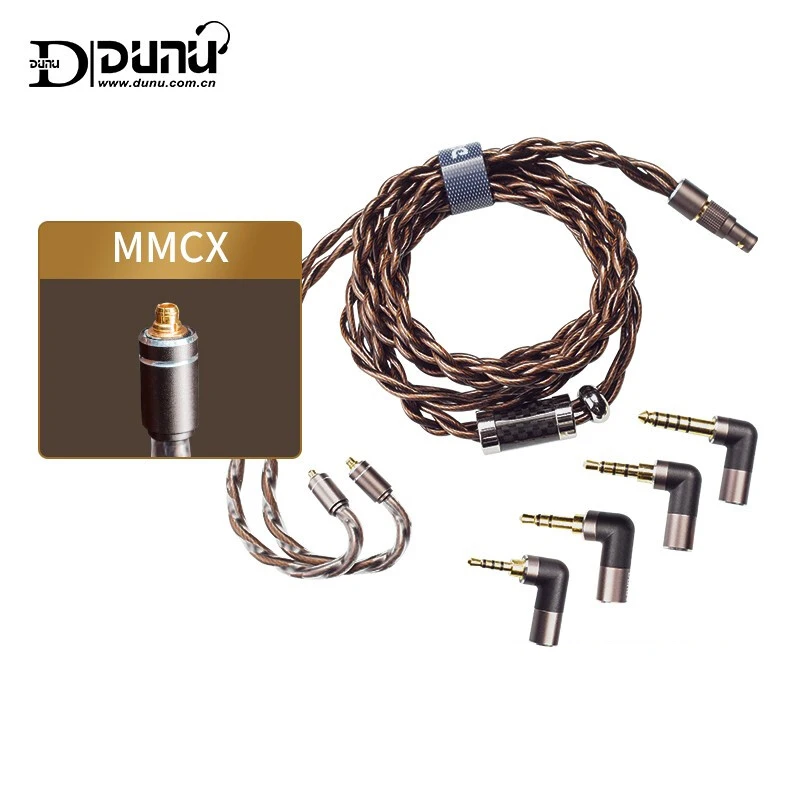 Кабель DUNU HULK для наушников Hi Fi IME съемный MMCX 2 контакта 0 78 мм/разъем QDC с 4