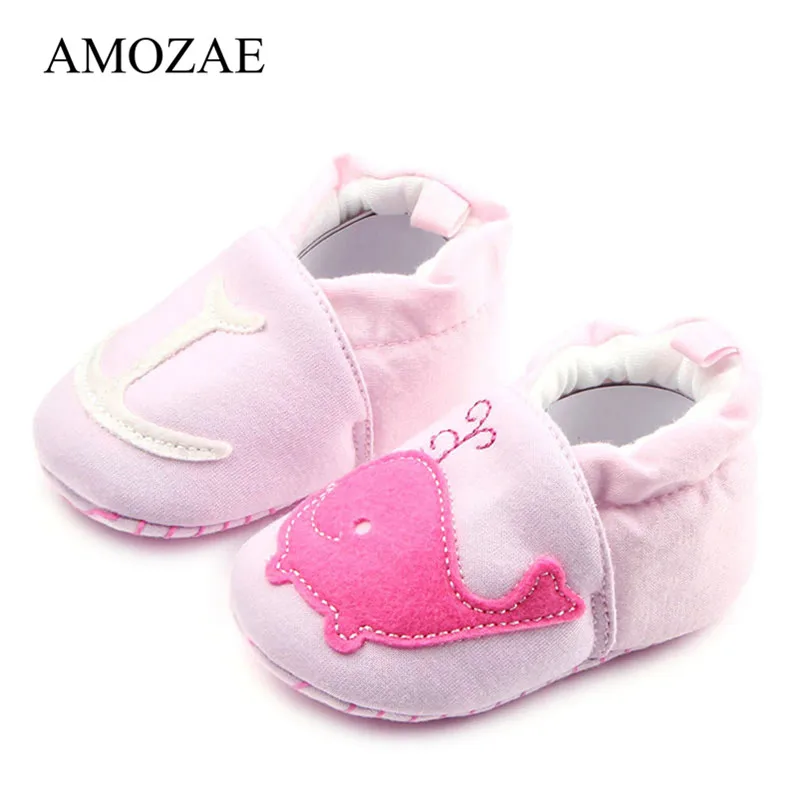 Новое поступление детские ботинки с милыми животными дельфинами маленькие для