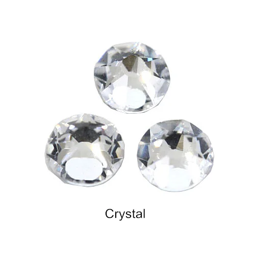 Crystal 2088 лучшее качество Кристалл стекло не горячей фиксации Стразы дизайн ногтей Стразы Блеск Стразы с 16 гранями B3412 - Цвет: Crystal