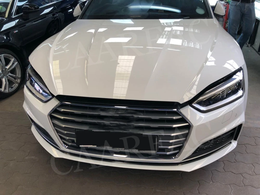 Углеродное волокно передний спойлер сплиттер для Audi A5 S5 не для A3 стандартный автомобильный Стайлинг
