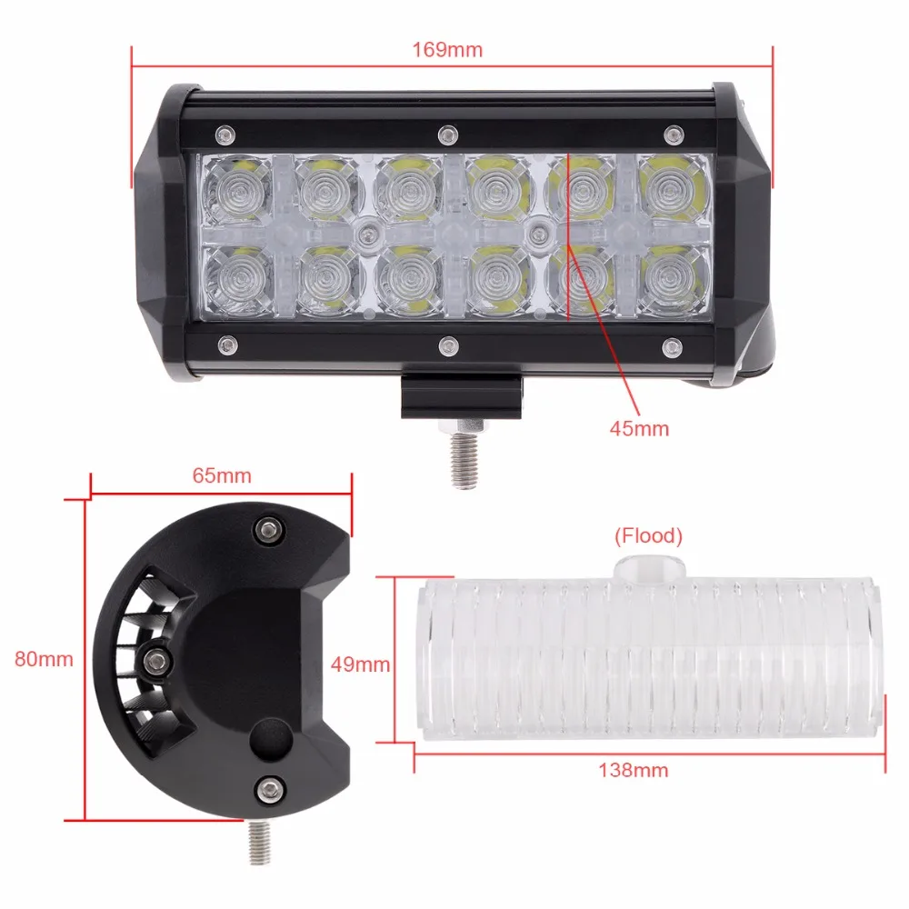 SOLICHT 10x 7D 7 дюймов светодиодный световой бар+ DRL точечный прожектор 60 Вт внедорожная Светодиодная лампа для автомобиля 12 в 24 В светодиодный Extraljusramp Camion 4x4 ATV багги