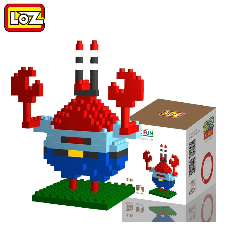 LOZ Diamant Blocs de Construction Jouets Capitaine Abs Mini Briques Assemblage Micro Nano Kawaii Construction|Блочные