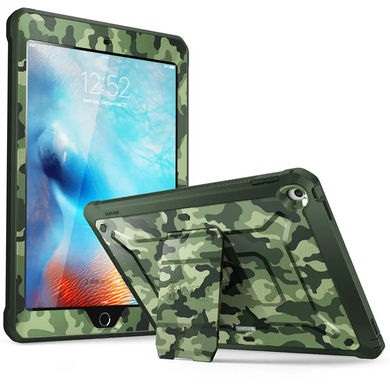 Для iPad 9,7 чехол(/) SUP чехол сверхмощный UB Pro полный корпус прочный защитный чехол со встроенной защитной пленкой - Цвет: Camo