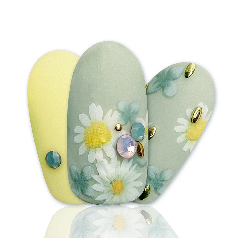 Красота с цветочным дизайном самоклеющиеся дизайн ногтей наклейки для