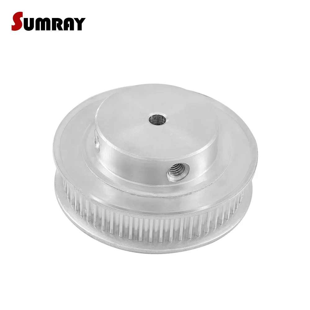 SUMRAY 3M 60T Aluminium Motor Pulley 5/6/6.35/8/10/12/14/15/16/17/19/20/25 Inner Bore Timing Gear 11mm Belt Width | Обустройство дома