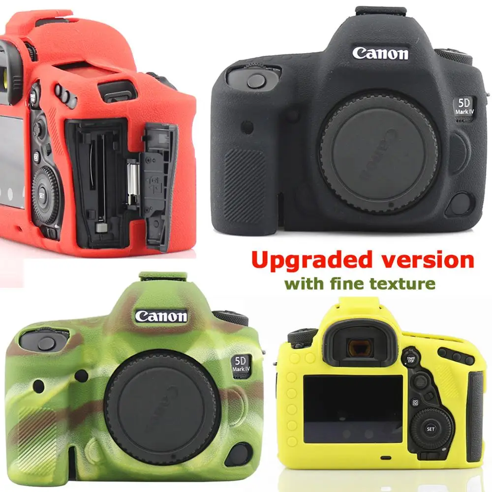 Резиновый силиконовый защитный чехол для корпуса телефона Canon 5D4 5D Mark IV