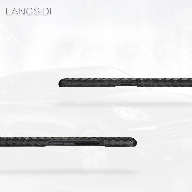 

Luxury For Samsung Note5 case luxury handmade real python skin case cover Genuine Leather phone case