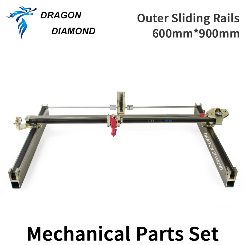 CO2 Laser Mechanical Set 600*900mm Outer Sliding Rails Kits Laser Mechanical Set DIY Parts for 6090 CO2 Laser Engraver Cutter