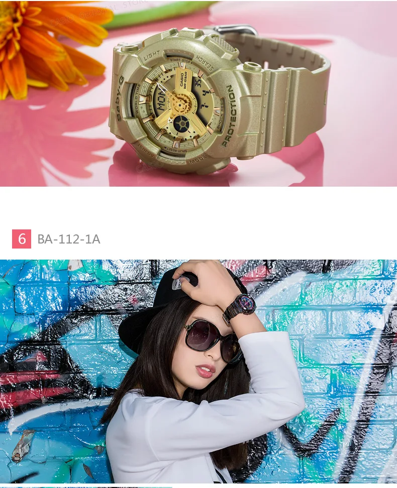 CASIO Часы LED BA-111-3A часы мужчин лучший бренд роскошных известный модные спортивные наручные часы мужской часы Relogio Masculino