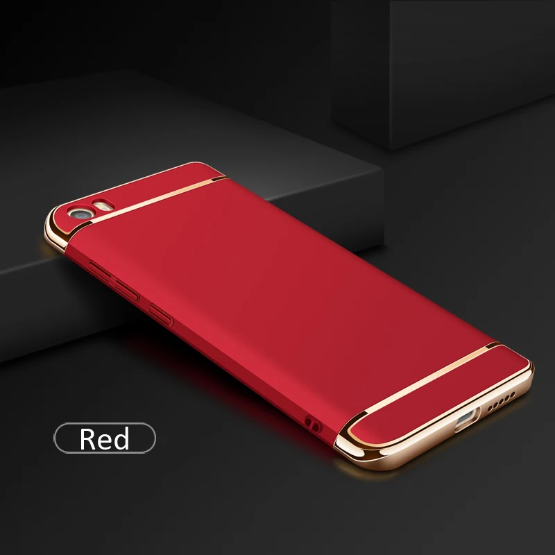 3IN1 Прохладный Футляр Для Сяо Mi Ми 5S чехол полное покрытие Пластик защиты Тонкий