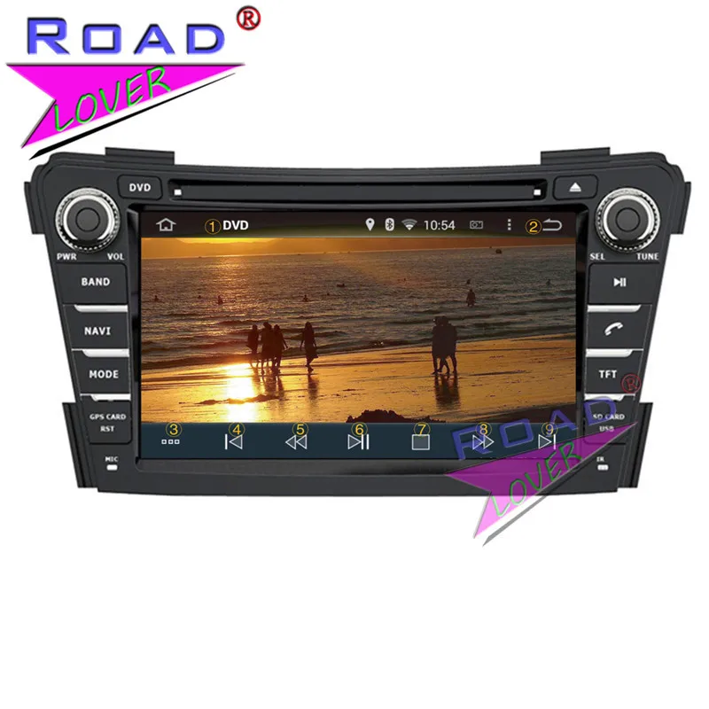 Двд-плеер Roadlover Android 8.0 для автомобиля Hyundai I40 2011- стерео с GPS-навигацией и двойным радио.