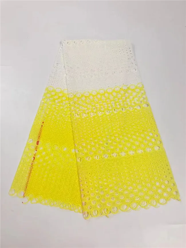 2017 Африканский Кружево хлопок шнур Ткань s высокое качество белый гипюр для