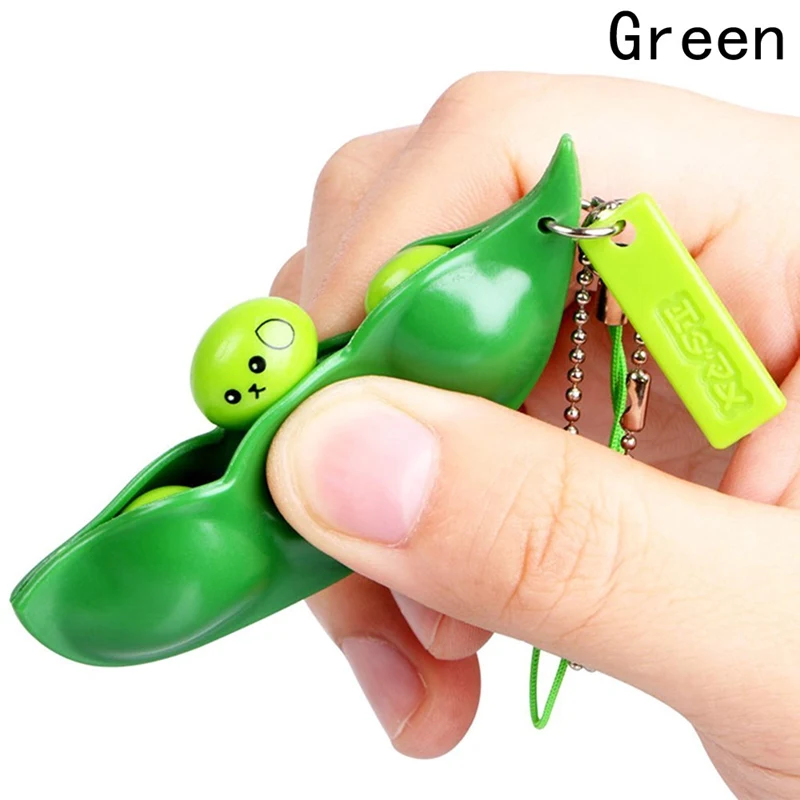 Новая креативная Экструзионная игрушка для снятия стресса в виде сои и эдамаме