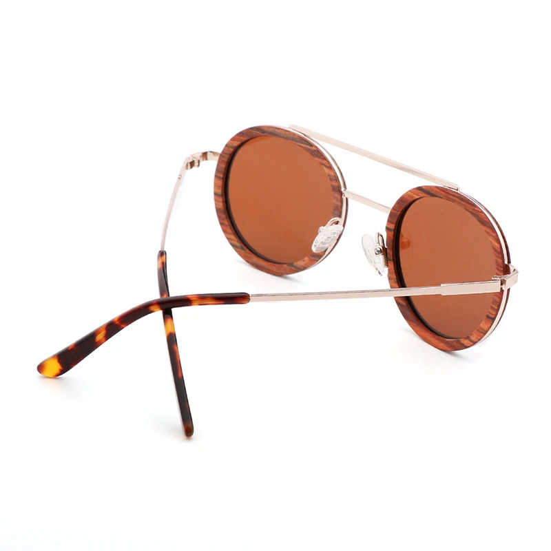 Классические модные трендовые новые красные деревянные солнцезащитные очки