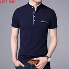 Мужская футболка-поло, Повседневная хлопковая рубашка большого размера с коротким рукавом, 2018