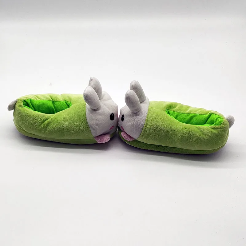 Rabbit  Cute Animal Slipper For Women Girls Fashion Kawaii Fluffy Winter Warm Slippers Woman Cartoon House Slippers Funny Shoes