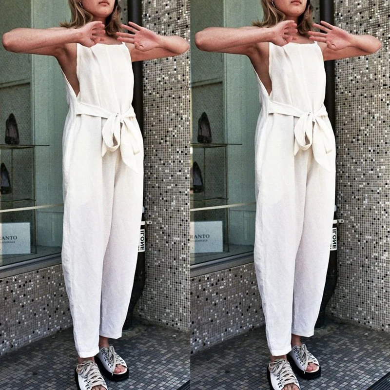 Модные женские туфли Вязание Топ с лосинами комбинезон на подтяжках Playsuit Комбинезоны для женщин