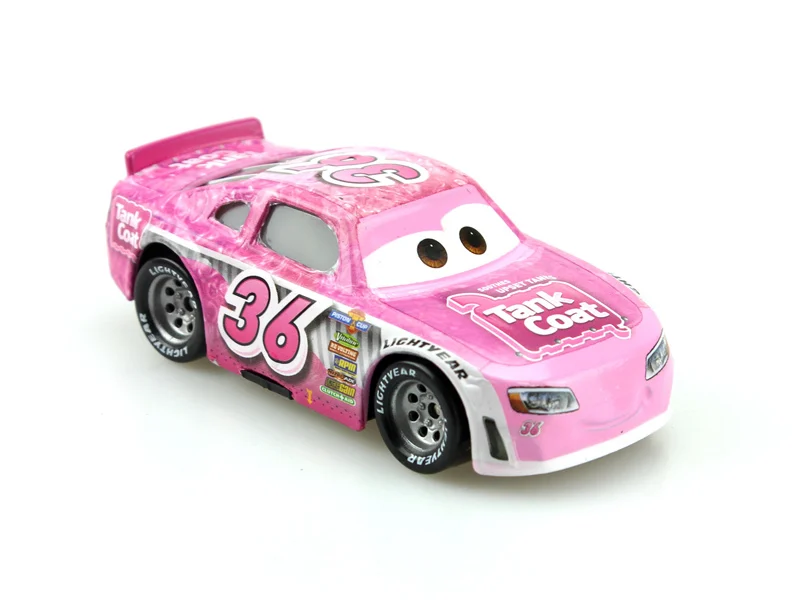 Disney Pixar Cars No 36 mack truck+ маленькое автомобильное пальто 1:55 литье под давлением из металлического сплава и пластика Модель автомобиля игрушки подарки для детей
